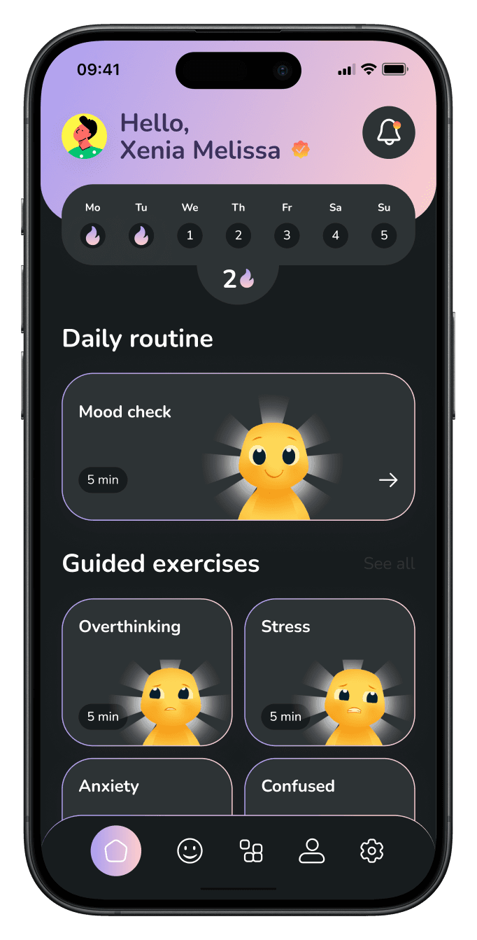 iPhone showing LifeSwap app